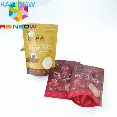 Mylar는 재상할 수 있는 지퍼 주머니 부대 디저트 차 커피 패킹 냄새 증거를 위로 서 있습니다