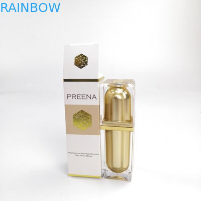 CMYK 색깔 화장품 정유 포장을 위한 포장 종이상자 주문을 받아서 만들어진 로고