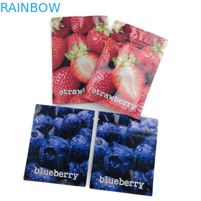 Childproof Ziper를 가진 서류 봉투를 포장하는 과일 풍미 THC Gummies 플라스틱 주머니