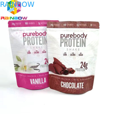 인쇄된 낮은 Moq 디지털 방식으로는 주머니 지퍼 부대에 의하여 제작된 기술 식품 포장 졸라매는 끈을 위로 서 있습니다