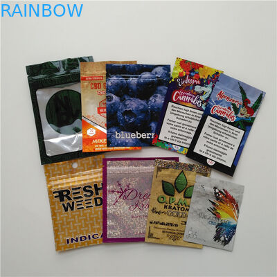 CBD Gummies Baggies 초본 꽃을 위한 성적인 알약 향낭을 포장하는 초본 향을 인쇄하는 Gravnre