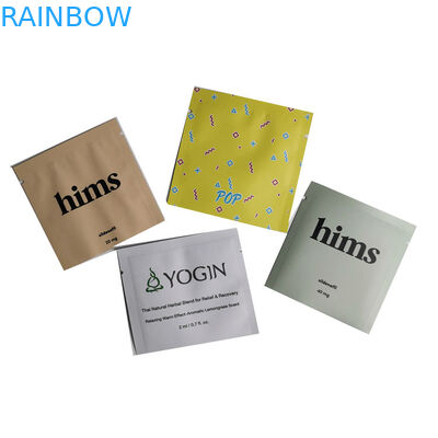 열 - 물개 알루미늄 호일 식품 포장 부대 분말을 위한 작은 플라스틱 표본 주머니