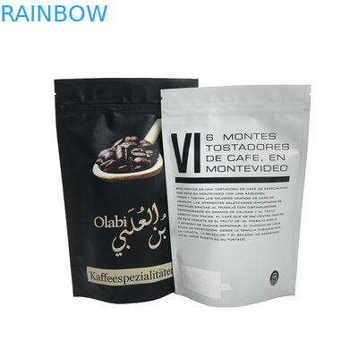 방습 티백 포장은 커피 콩을 위한 알루미늄 호일을 위로 서 있습니다