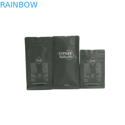 표준 크기 바닥 삼각천은 E 지퍼 Alumnium 포일 Mylar 냄새 증거 음식 급료를 자루에 넣습니다