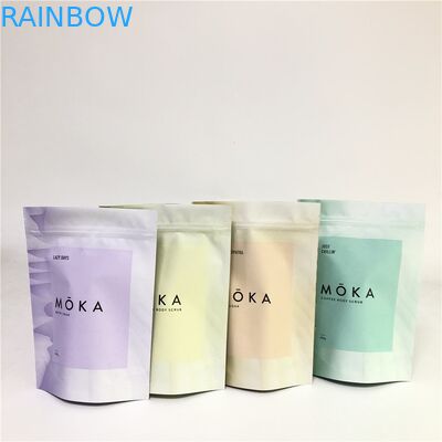 생물 분해성 지퍼 부대 식품 포장을 위한 주문 사진 요판 인쇄를 위로 서 있으십시오