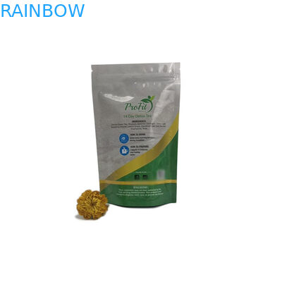 주머니 부대 패킹을 포장하는 Eco 친절한 티백은 지퍼 자물쇠를 가진 Mylar를 위로 서 있습니다