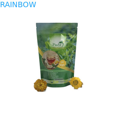 주머니 부대 패킹을 포장하는 Eco 친절한 티백은 지퍼 자물쇠를 가진 Mylar를 위로 서 있습니다