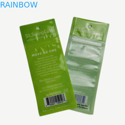 주문을 받아서 만들어지는 3 측에 의하여 밀봉되는 Tansparent 정면 부대 건강식 포장지 지퍼 최고