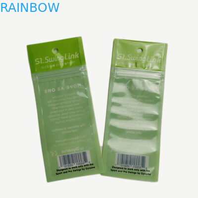 주문을 받아서 만들어지는 3 측에 의하여 밀봉되는 Tansparent 정면 부대 건강식 포장지 지퍼 최고