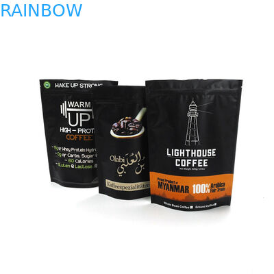 250g 500g 1kg 커피 포일 주머니 벨브를 가진 포장 광택이 없는 끝 냄새 증거 1회분의 커피 봉지