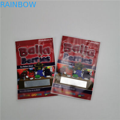 대마 CBD 과자 사탕 곰 Gummies 패킹을 포장하는 지퍼 부대 플라스틱 주머니