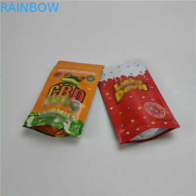 CBD 3 옆 물개 관례는 위로 서 있습니다 주머니 포일 포장 부대에 의하여 박판으로 만들어진 물자를 인쇄했습니다