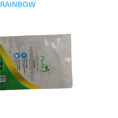 인쇄된 음식 급료는 유기 티백 관례를 포장하는 주머니 분말을 위로 서 있습니다