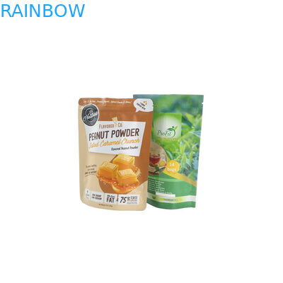 튼튼한 지플락 Mylar 부대 알루미늄 호일 박판으로 만들어진 땅콩 보충교재 분말 패킹