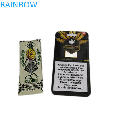 열 - 물개는 지퍼 주머니 부대 재상할 수 있는 담배/담배 포장을 위로 서 있습니다