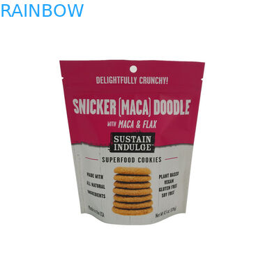 방습 박판으로 만들어진 90 미크론 간식 포장 부대