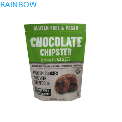 식사 포장 ziplock에 의하여 박판으로 만들어진 포일은 주머니를 위로 서 있습니다