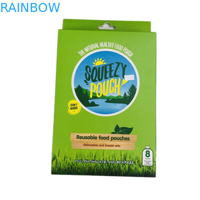 소매 전시에 의하여 재생되는 걸이 구멍 마분지 포장 상자