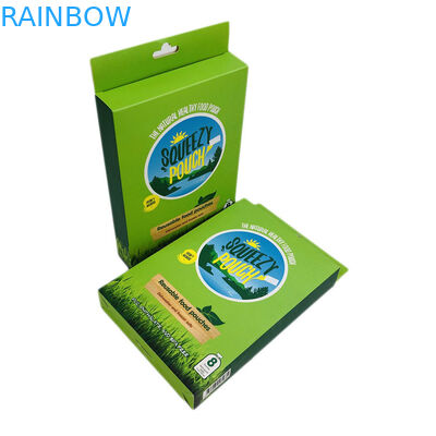 소매 전시에 의하여 재생되는 걸이 구멍 마분지 포장 상자