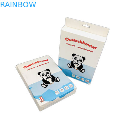 Foldable 걸이 구멍 350g 마분지 서류상 포장 상자