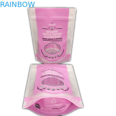 정면 플라스틱 지퍼 자물쇠 MOPP 플라스틱 주머니 포장