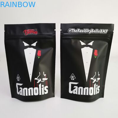 알루미늄 호일 잡초 과자 CBD 3x4는 지퍼 부대를 위로 서 있습니다