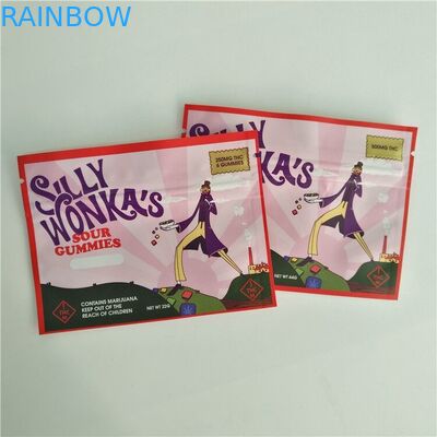 편평한 3.5g 아이 증거 Ziplock 부대를 인쇄하는 사진 요판