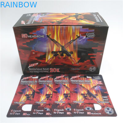 관례에 의하여 인쇄되는 플라스틱 코뿔소 알약 물집 카드 패킹