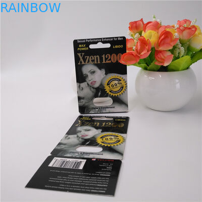 광택이 없고는/광택 있는 표면 PP 플라스틱 물집 카드 상자