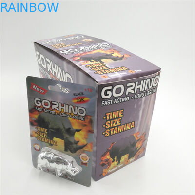 광택이 없고는/광택 있는 표면 PP 플라스틱 물집 카드 상자