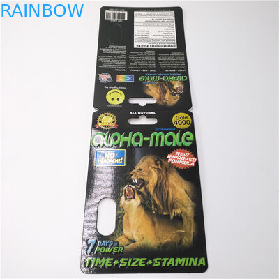 CMYK 색깔에 의하여 주문을 받아서 만들어지는 플라스틱 알약 서류상 포장 카드