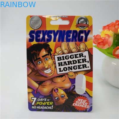 CMYK 색깔에 의하여 주문을 받아서 만들어지는 플라스틱 알약 서류상 포장 카드