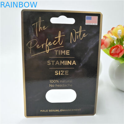 CMYK 색깔에 의하여 주문을 받아서 만들어지는 플라스틱 알약 서류상 포장 카드