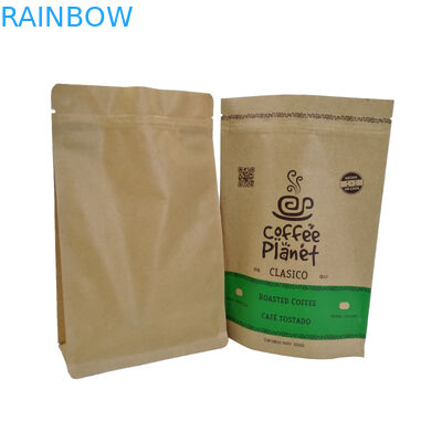 방습 과자는 Kraft 종이 주머니를 위로 서 있습니다