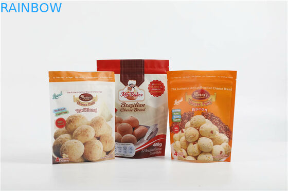 과일 바나나 칩 120 Mircon는 지퍼 주머니를 위로 서 있습니다