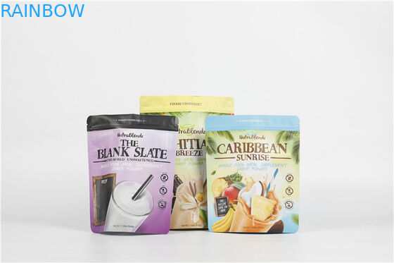 과일 바나나 칩 120 Mircon는 지퍼 주머니를 위로 서 있습니다