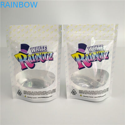 3.5g 7g 14g 자필 영화는 주머니 포장을 위로 서 있습니다