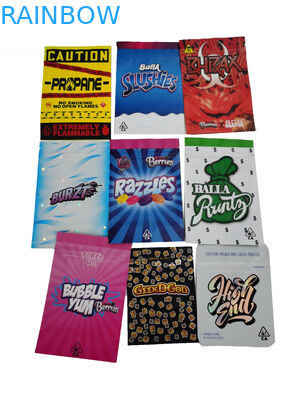 의학 맛있는 Doypack가 두 배 지퍼를 가진 주머니를 위로 서 있는 자유롭게 주문을 받아서 만들어진 아이 증거 향낭을 간색하십시오