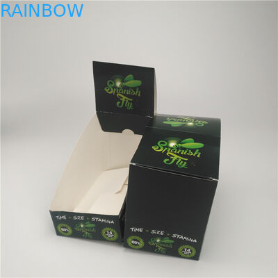 CBD와 대마 포장을 위한 로고 물집 종이상자로 포장하는 종이상자