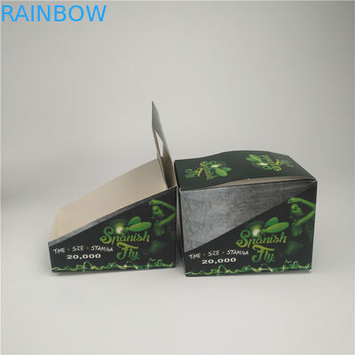 CBD와 대마 포장을 위한 로고 물집 종이상자로 포장하는 종이상자