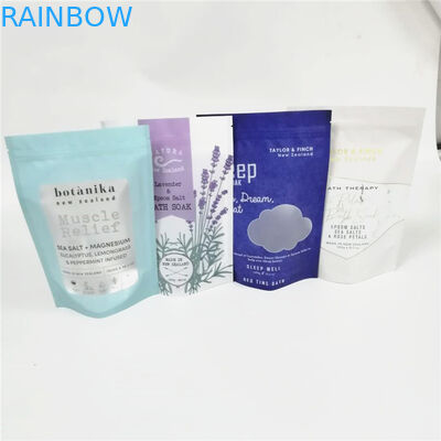 몸은 위로 서 있습니다 장미 essention 소금을 위한 지퍼를 가진 알루미늄 호일 부대를 제거합니다