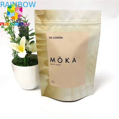 알루미늄 호일이 위로 서 있는 음식을 위한 지플락 부대는 주문 로고 포장 부대를 자루에 넣습니다