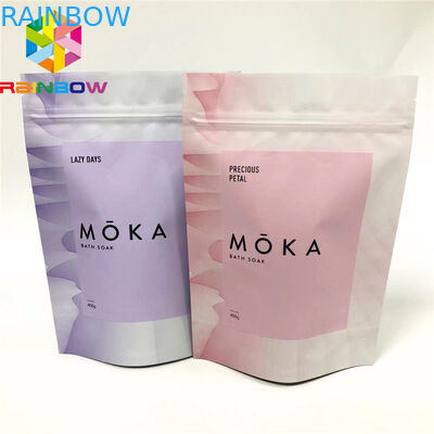 알루미늄 호일이 위로 서 있는 음식을 위한 지플락 부대는 주문 로고 포장 부대를 자루에 넣습니다