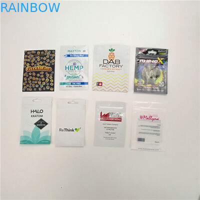 아이 증거는 창을 가진 CBD 부대 runtz 정글 과자 약 주머니를 위한 주문을 받아서 만들어진 비닐 봉투를 자루에 넣습니다