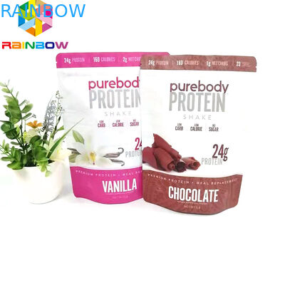 지플록식 식품 저장실과 팁 위로 재사용할 수 있는 입지가 지퍼 팁 평면 형상 인쇄된 백을 패키징합니다