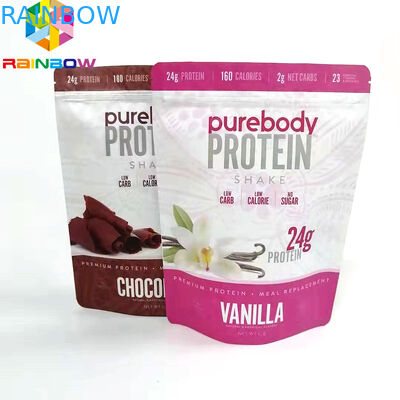 팁 가방을 패키징하는 식품 / 파우더 맞춘 인쇄된 매트 마무리를 위한 지플록식 가방 위로 재밀봉할 수 있는 입지