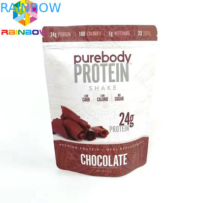 팁 가방을 패키징하는 식품 / 파우더 맞춘 인쇄된 매트 마무리를 위한 지플록식 가방 위로 재밀봉할 수 있는 입지