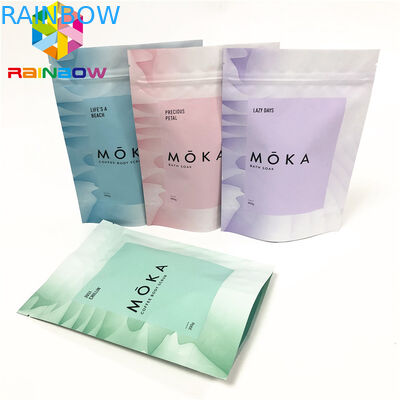 라미네이트 포일은 스낵 / 시체 관목숲 맞춤화된 패키징 테플론제 백을 위한 맞춘 프린팅 지플록식 팁과 백을 견딥니다