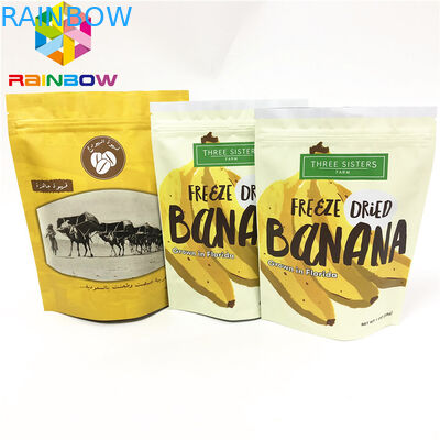 라미네이트 포일은 스낵 / 시체 관목숲 맞춤화된 패키징 테플론제 백을 위한 맞춘 프린팅 지플록식 팁과 백을 견딥니다