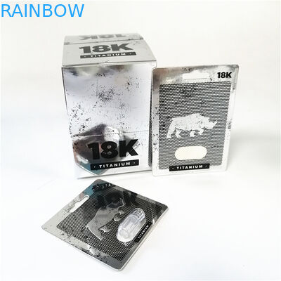 맞춘 인쇄 페이퍼 카드 남자 개선제 성적 능력 포세이돈 카드상자를 보여주세요